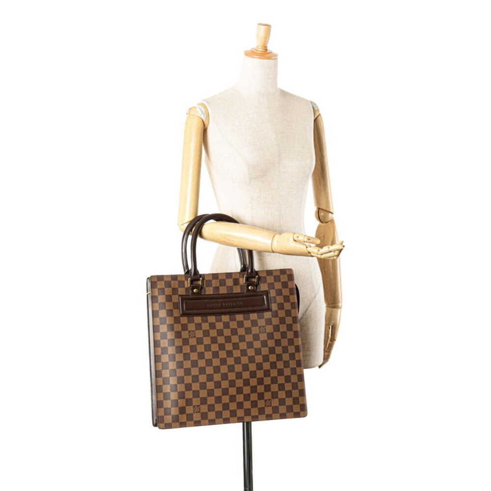 LOUIS VUITTON Authentic Brown Damier Leather Tote Bag - Picture 15 of 15